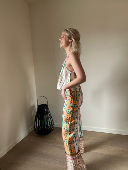 Boho top kaki