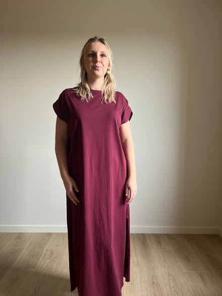 Anna dress burgundy