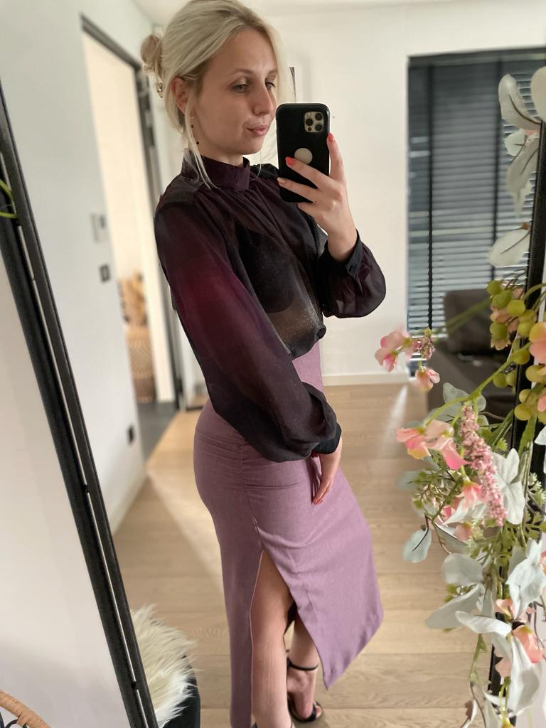 Mauve skirt