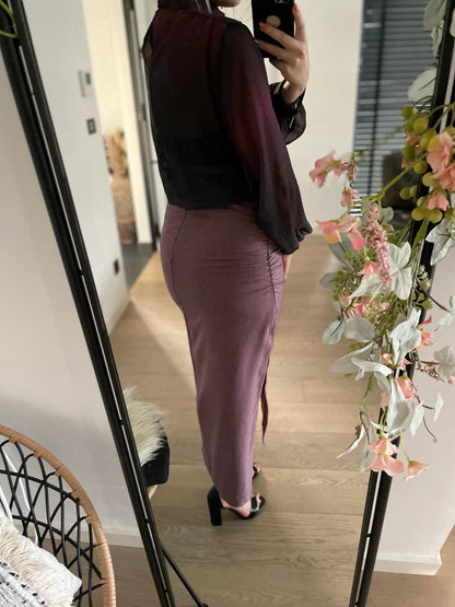 Mauve skirt