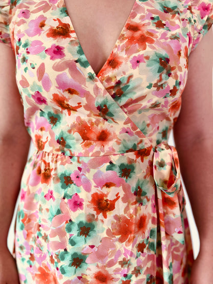 Rose flower dress