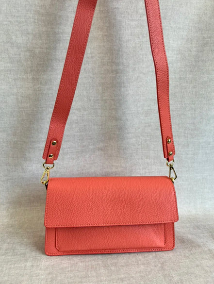 Green luxury leather bag