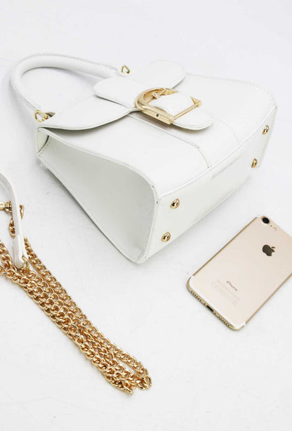 Mini handbag white