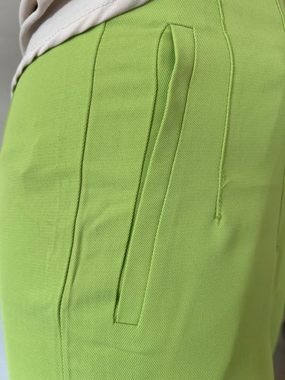 Apple green tailor pants