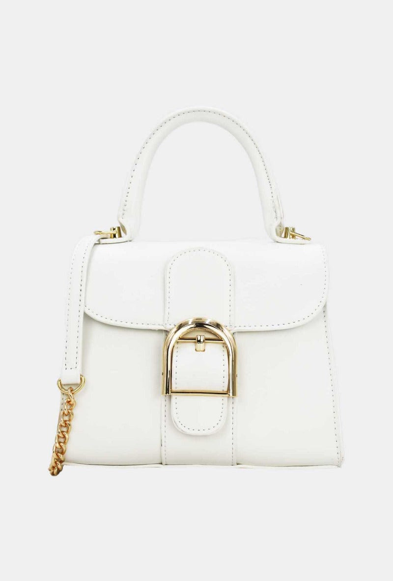 Mini handbag white