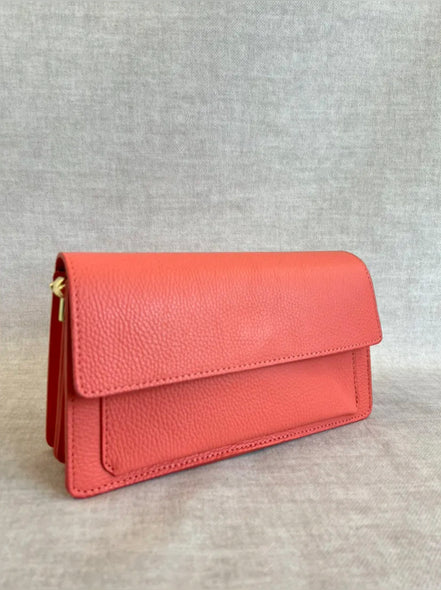 Green luxury leather bag