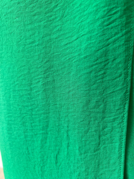 Green maxi dress