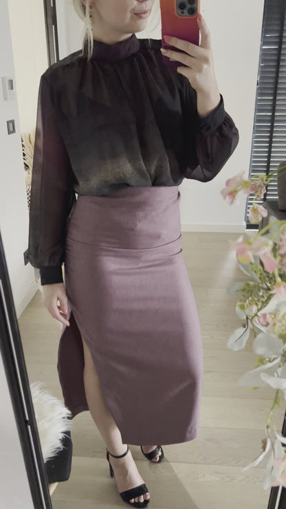 Mauve skirt