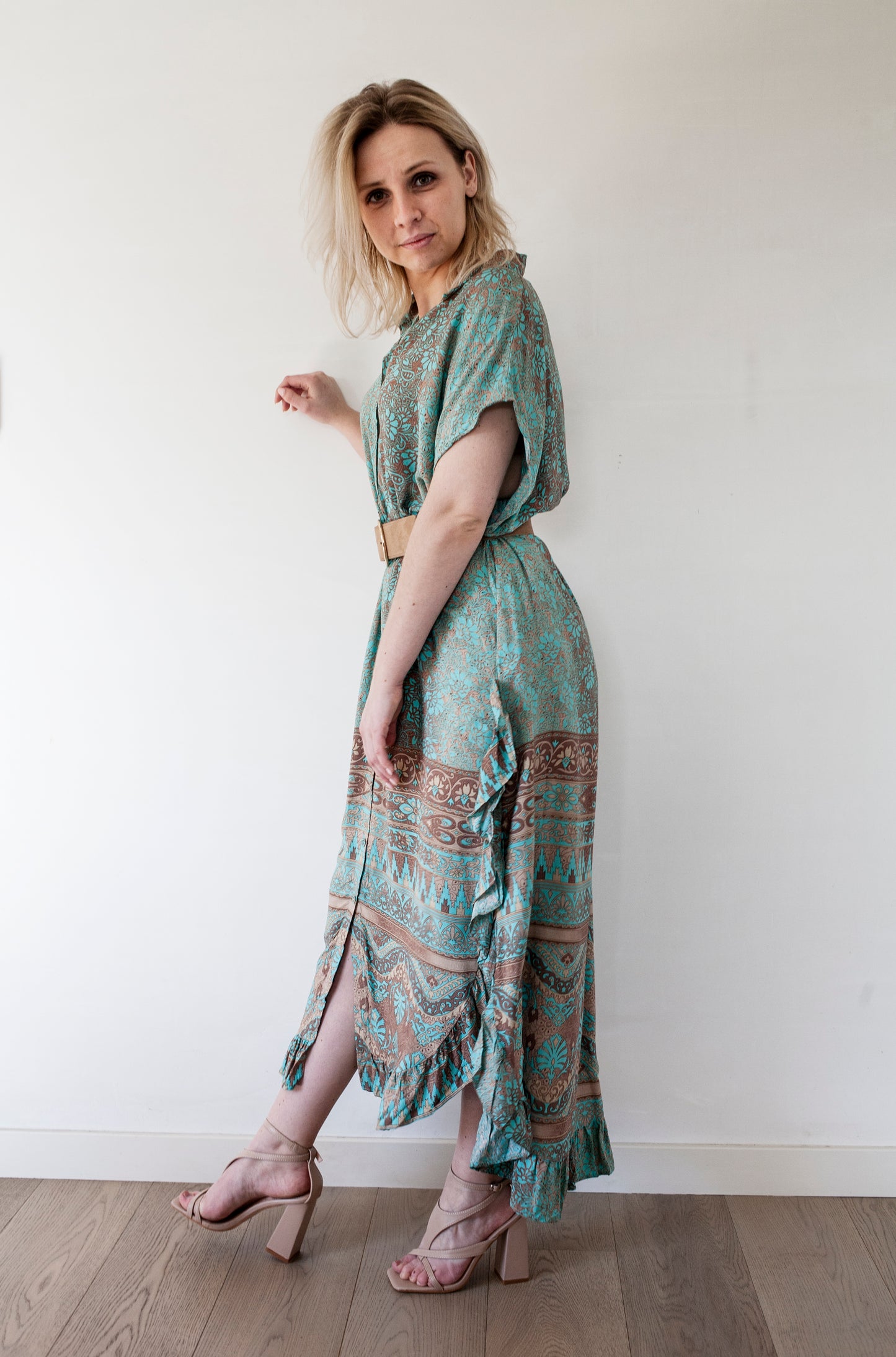 Tully turquoise dress