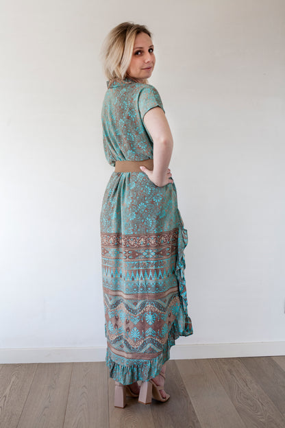 Tully turquoise dress