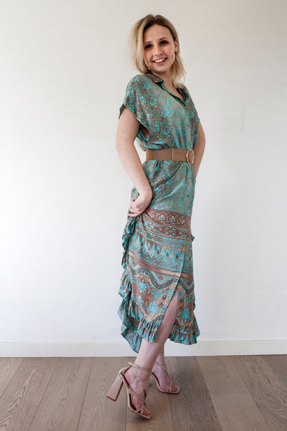 Tully turquoise dress