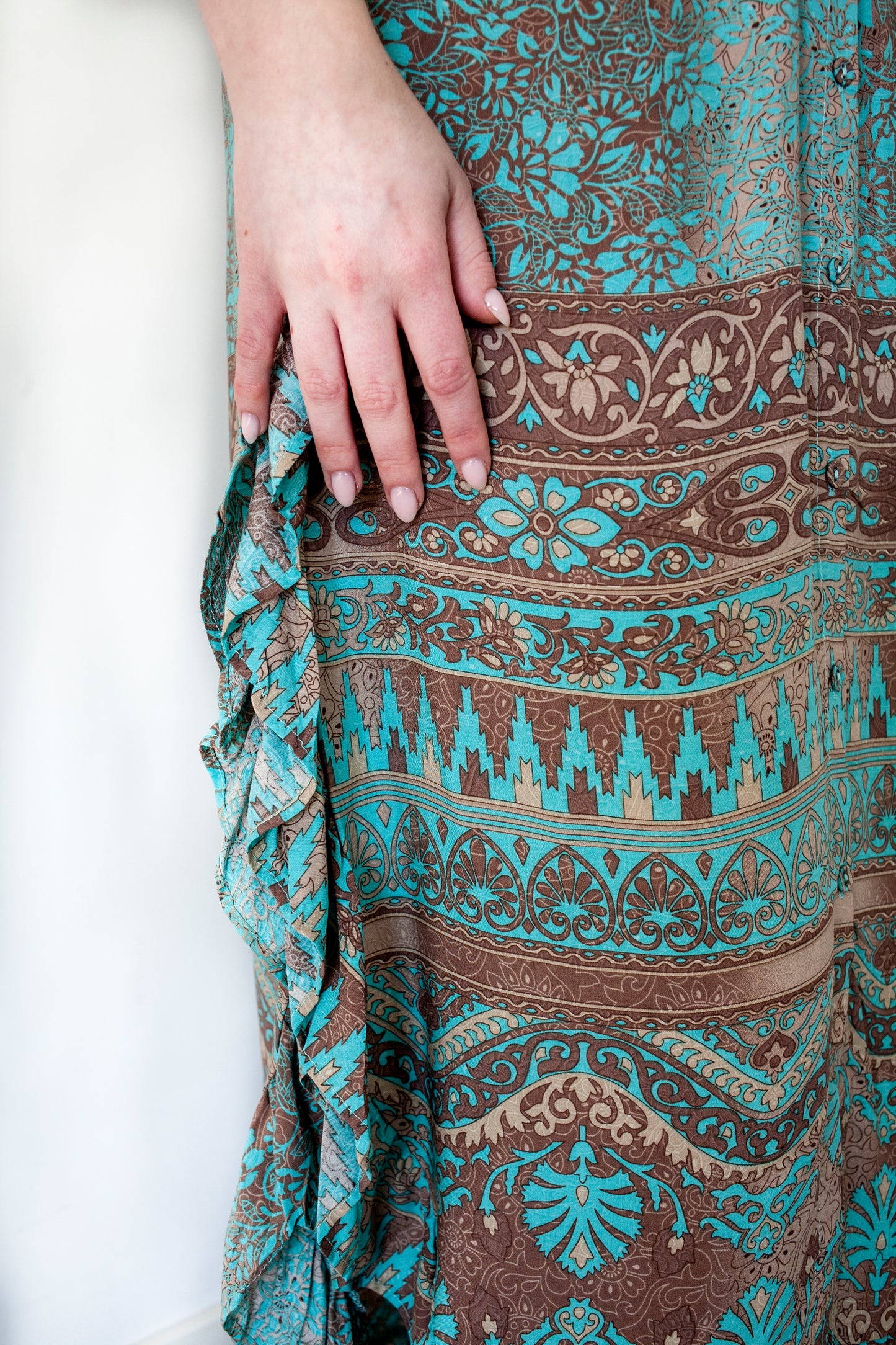 Tully turquoise dress