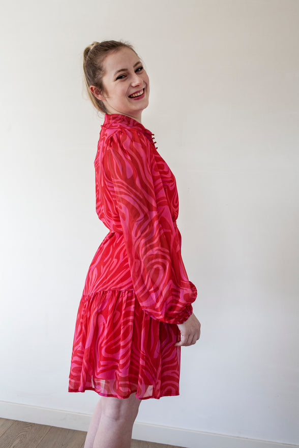 Free fuchsia dress