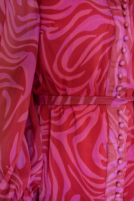 Free fuchsia dress