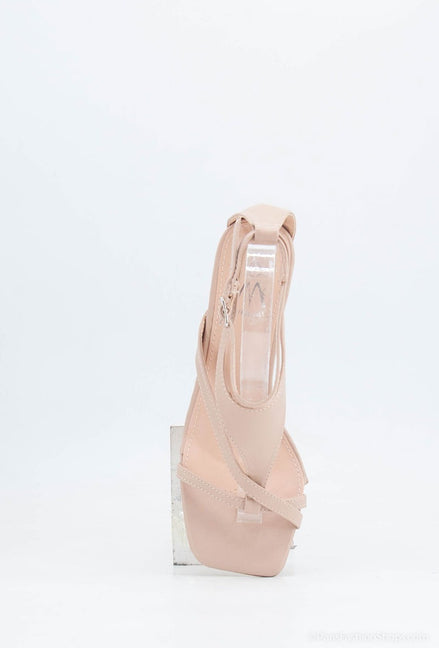 Block sandals beige