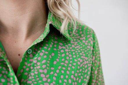 Dott dress green