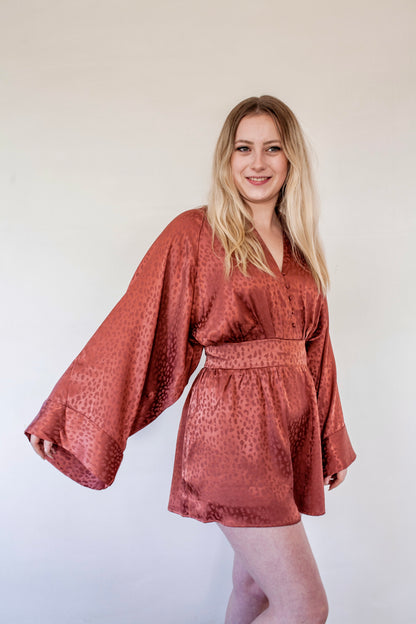 Kyra kimono playsuit