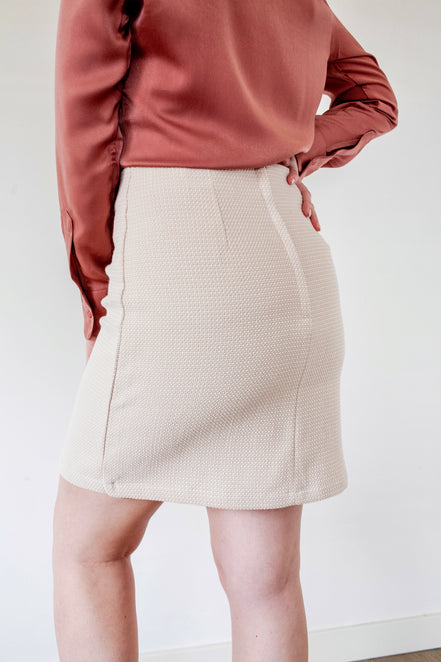 Bella beige rok
