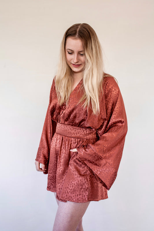 Kyra kimono playsuit