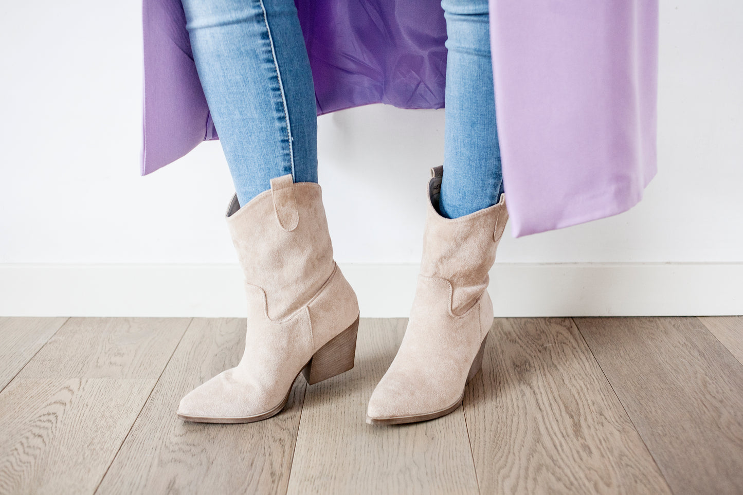 Cowboy boot beige