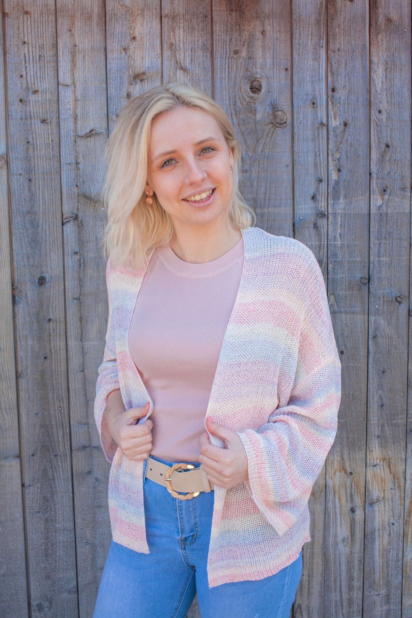 Striped cardigan