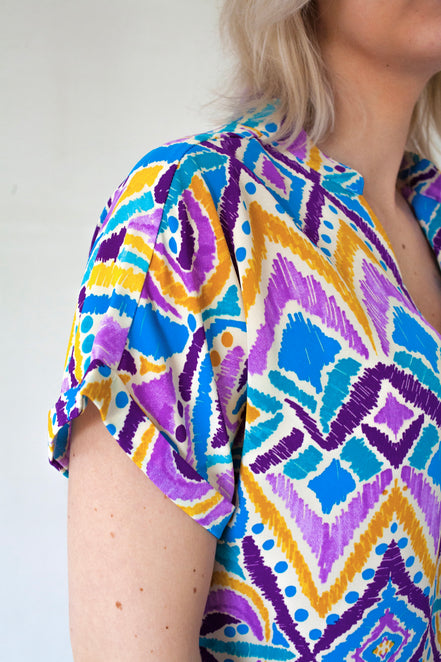 Lila print shirt