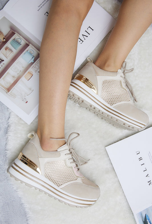 Platform sneakers