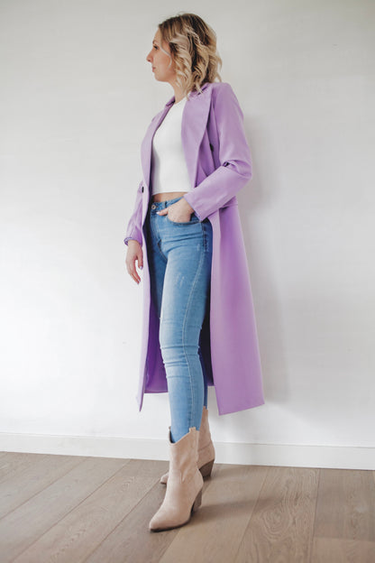 Pastel trenchcoat