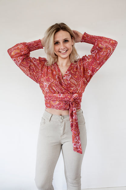 Paisley joy top