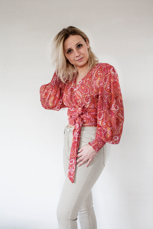 Paisley joy top