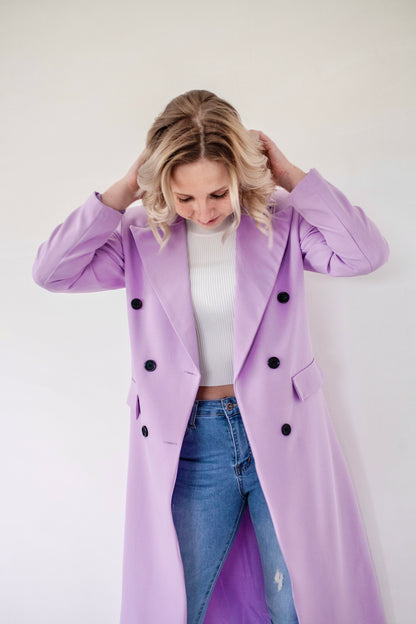 Pastel trenchcoat